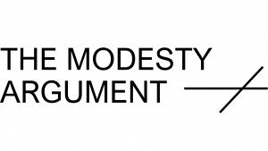 The Modesty Argument Logo schwarz